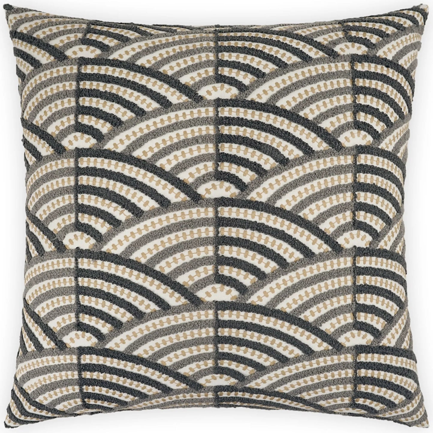 001 SI-2382231 | Primary Silo | Shapely Pillow by DV Kap Home in grey. Made from 52% cotton, 48% polyester in a unique style.