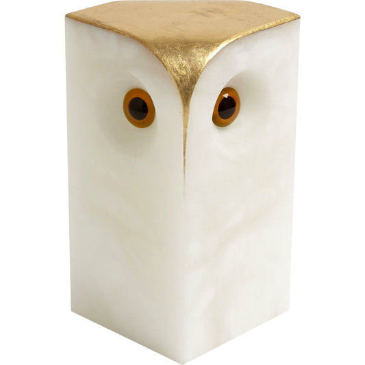 001 SR-827614 | Primary Silo | Alabaster Owl by Global Views. Made from alabaster in a eclectic & global style.