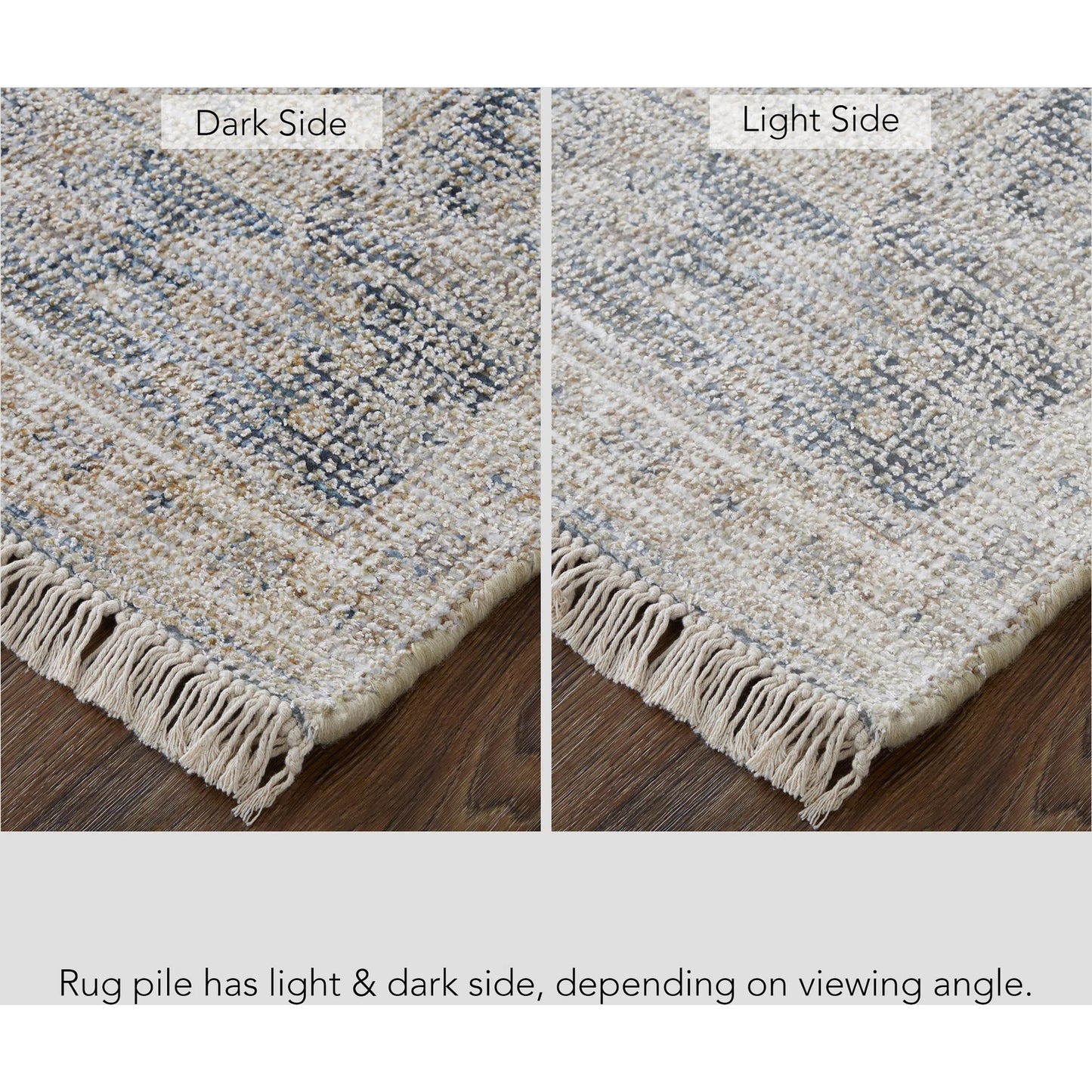 012 SI-1754227 | Closeup | Caldwell Transitional Rug - 8798F by Feizy in tan, gray, gold. Made from wool, viscose in a unique style.