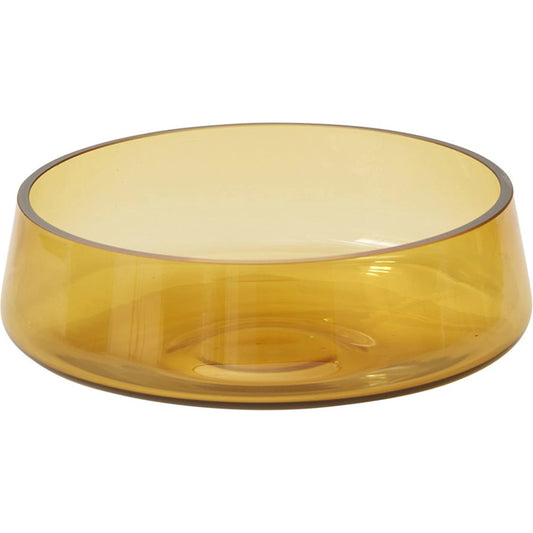 Onda Low Bowl by Accent Decor. Made from glass in a modern style.
