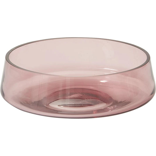 Onda Low Bowl by Accent Decor. Made from glass in a modern style.