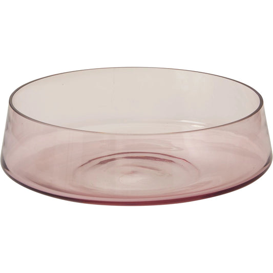 Onda Low Bowl by Accent Decor. Made from glass in a modern style.