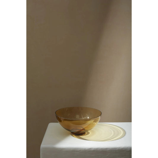 Onda Serving Bowl by Accent Decor. Made from glass in a modern style.