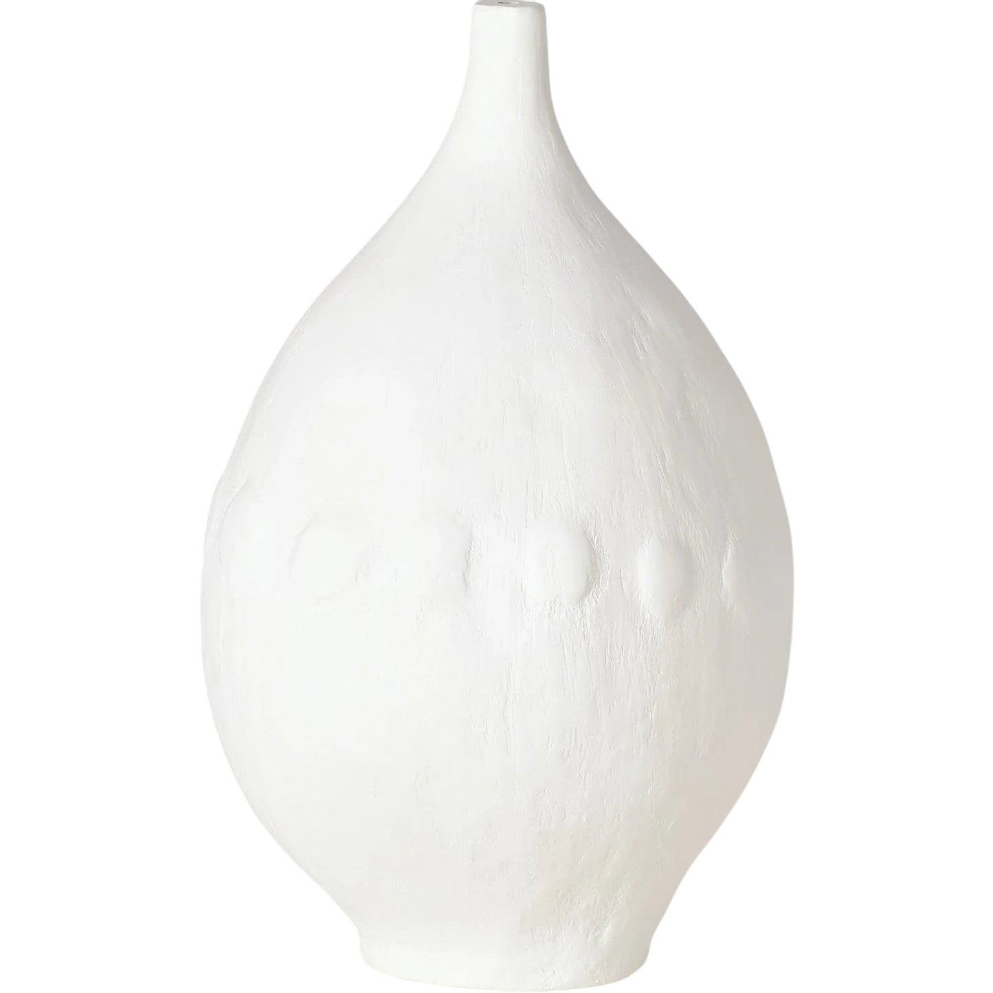 001 SR-701683 | Primary Silo | Modernist Chic Vase by Global Views in white. Made from plaster in a eclectic & global style.