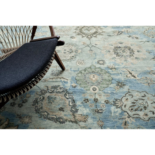 Essex 4033 Rug by Exquisite Rugs in ivory, light blue, multi. Made from new zealand wool in a unique style.