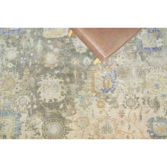 Essex 4034 Rug by Exquisite Rugs in brown, gray, blue. Made from new zealand wool in a unique style.