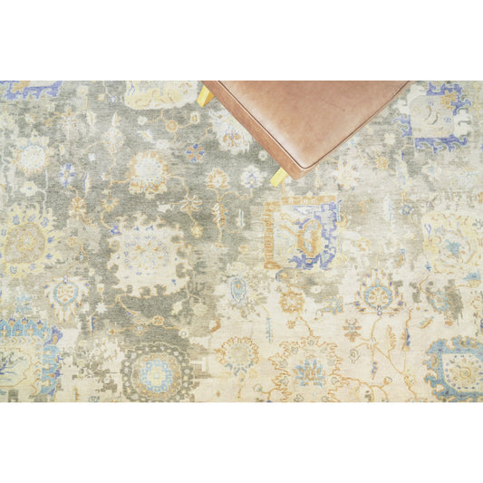 Essex Rug - Brown, Gray, Blue by Exquisite Rugs in brown, gray, blue. Made from new zealand wool in a unique style.