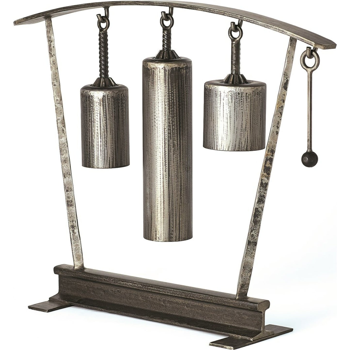 001 SR-893328 | Primary Silo | Three Tone Rail Sound Sculpture by Global Views in natural iron. Made from iron in a eclectic & global style.
