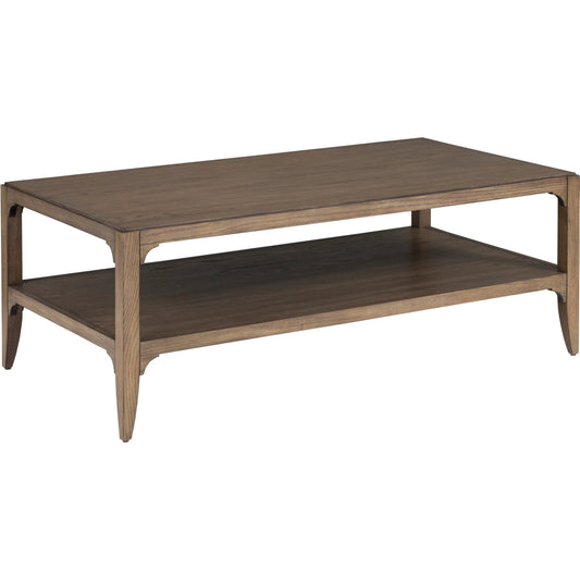 000 SI-2635706 | Primary Silo | Callahan Cocktail Table by Fairfield Chair in brown and louve. Made from high pressure laminate, red oak solids, veneers in a unique style.