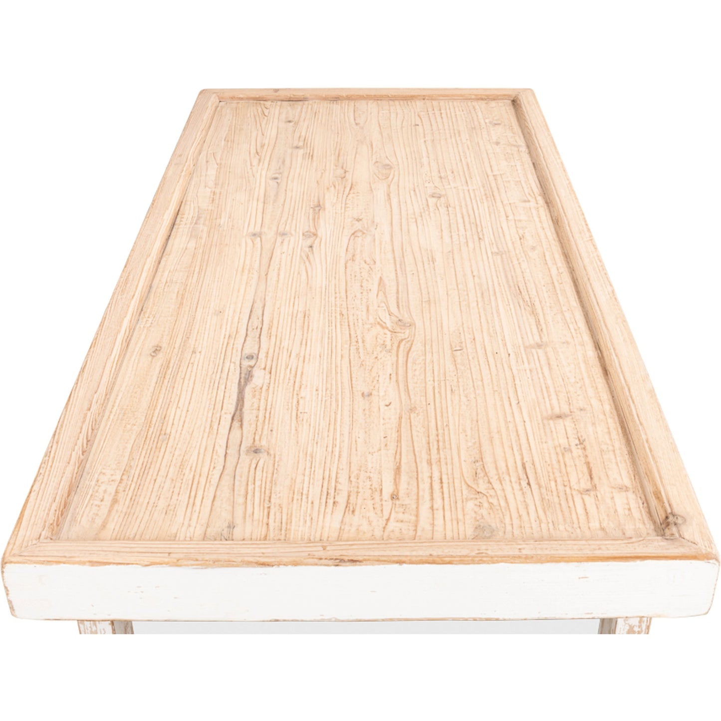 020 SR-857828 | Additional Silo | Wood Panel Coffee Table by Sarreid Ltd. in white. Made from pine in a cottage & farmhouse style.