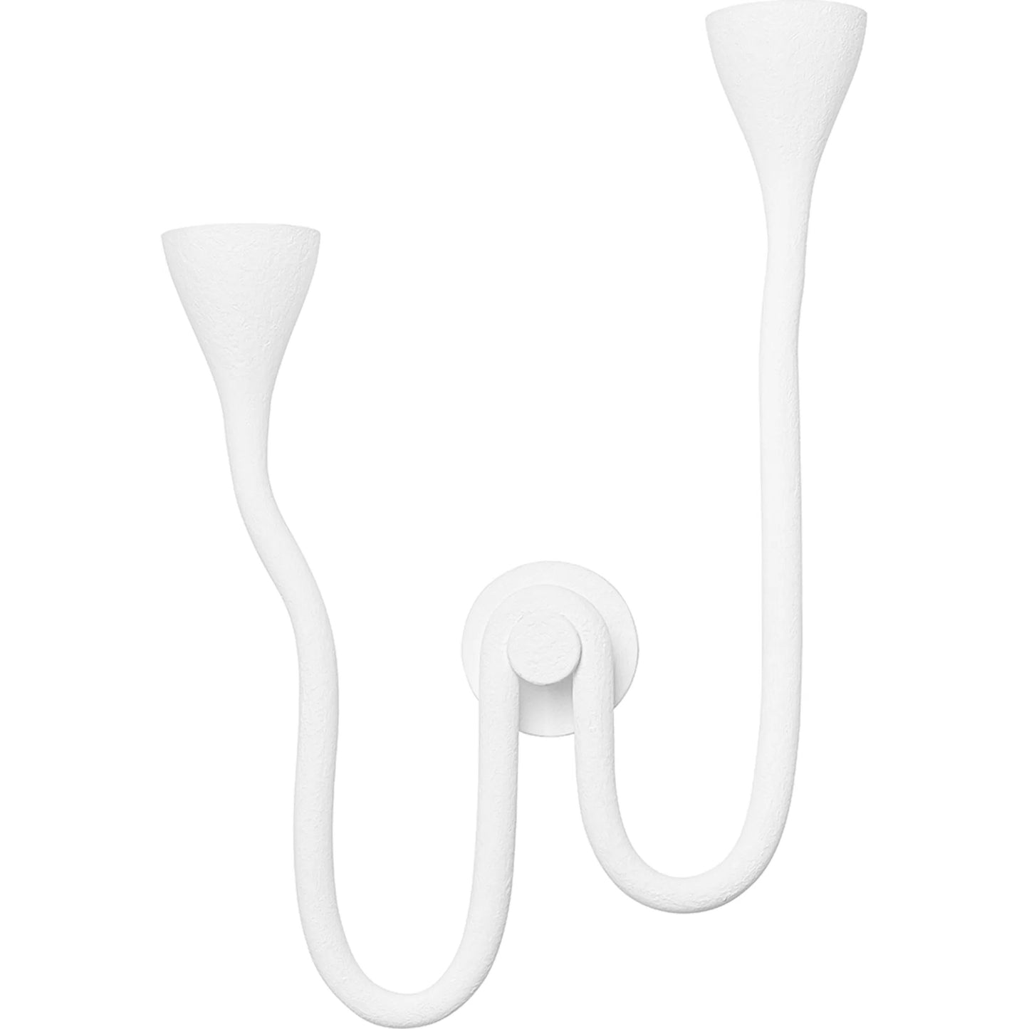 001 SI-2029974 | Primary Silo | Anastasia Double Wall Sconce by Corbett in gesso white. Made from steel in a modern style.