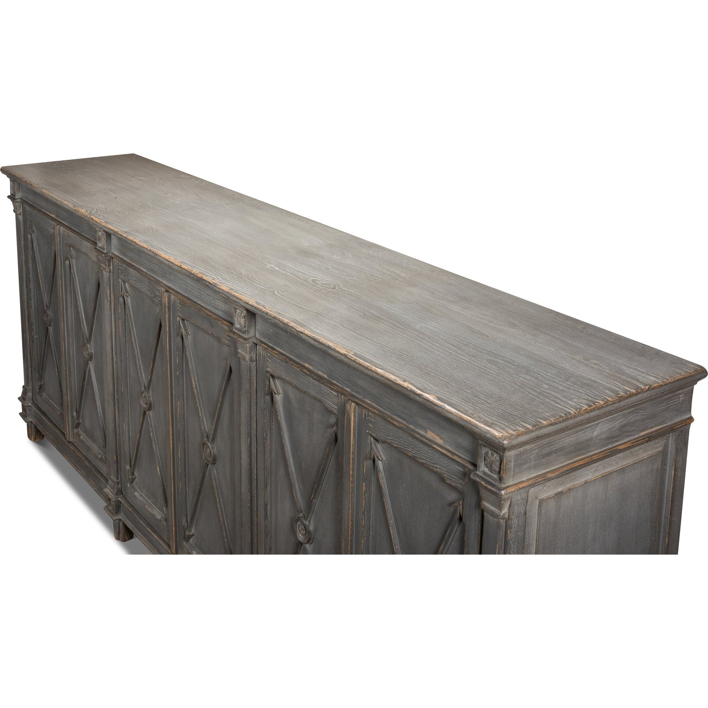 034 SR-857871 | Additional Silo | Marksman Cabinet II by Sarreid Ltd. in 3 removable shelves. Made from unique in a traditional style.