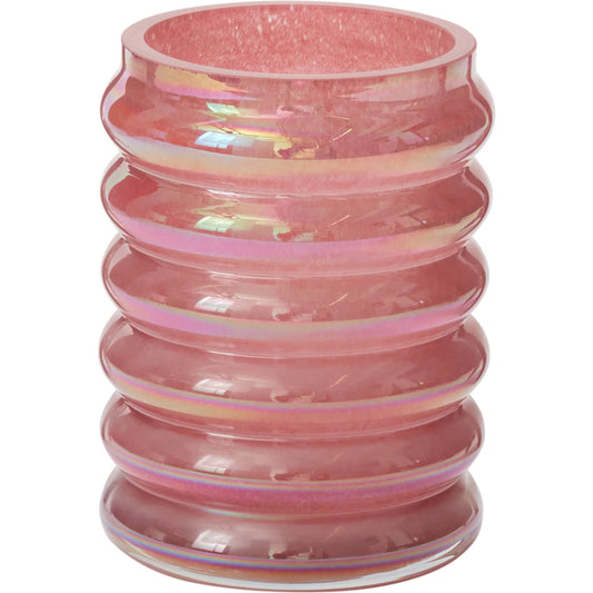 001 SI-2254538 | Primary Silo | Chrysalis Vase by Accent Decor in pink. Made from glass in a modern style.