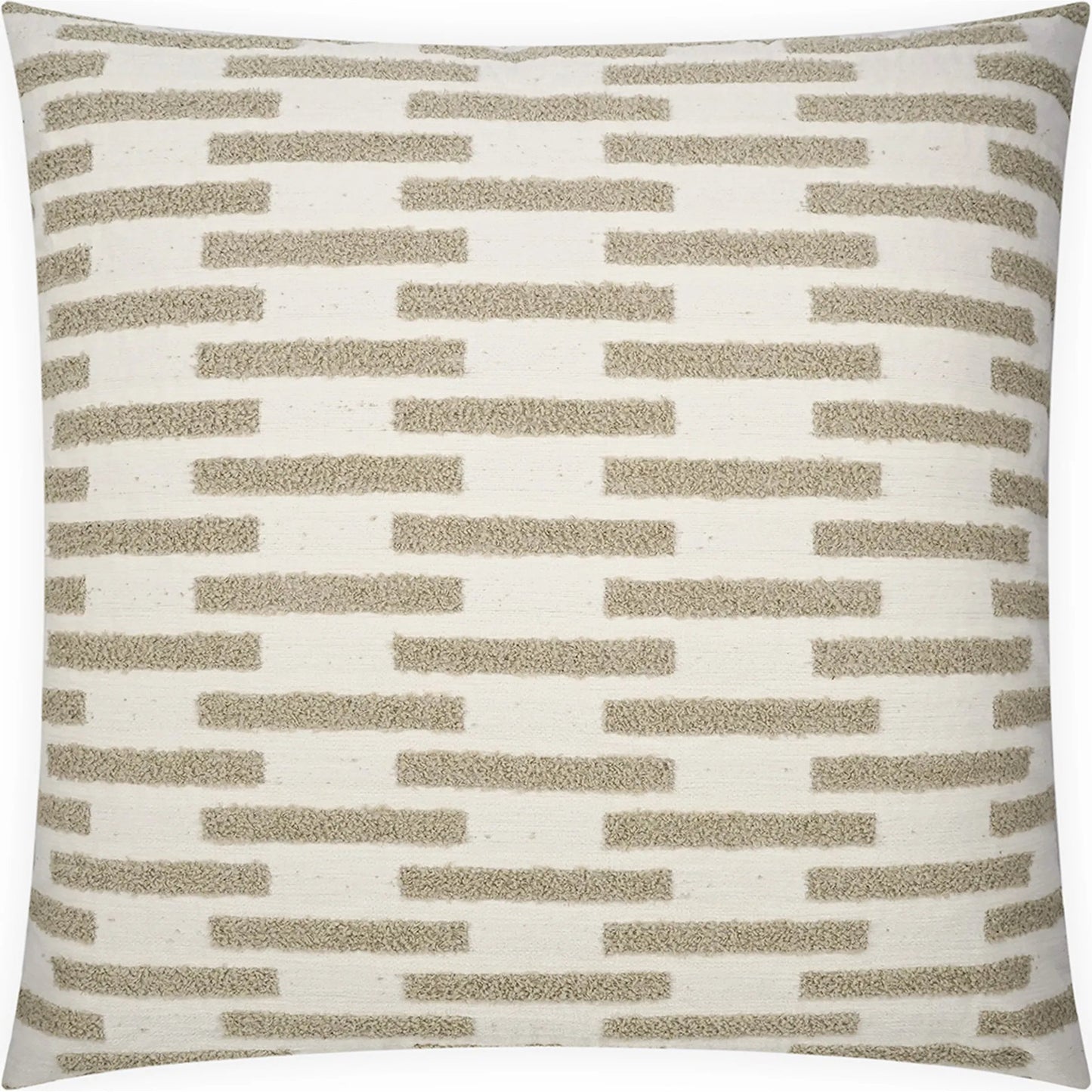 001 SI-2382126 | Primary Silo | Robie Pillow by DV Kap Home in ivory, taupe. Made from 63.92% polyester, 27.85 rayon, 8.23% polyester in a unique style.