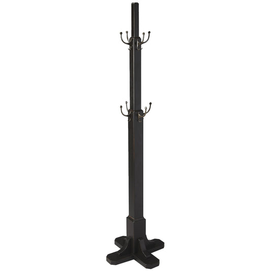 Webster Costumer by Butler Specialty Company. Made from rubberwood solids, antique brass hardware in a traditional style.
