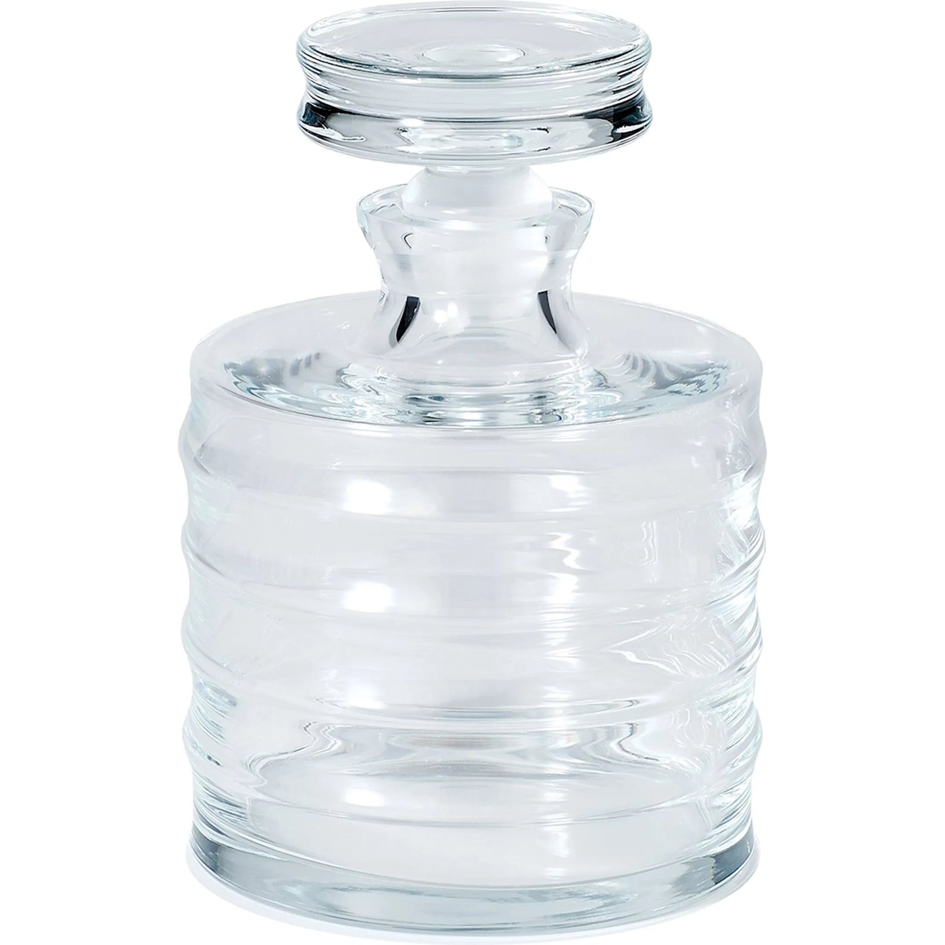 Ribbed Decanter by Global Views. Made from glass in a transitional style.