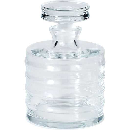 001 SR-701970 | Primary Silo | Ribbed Decanter by Global Views. Made from glass in a transitional style.