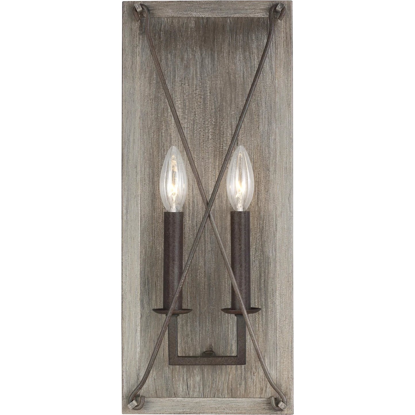 006 SI-2226355 | Additional Silo | Thornwood 2-Light Wall / Bath Sconce by Visual Comfort & Co. in washed pine. Made from unique in a unique style.
