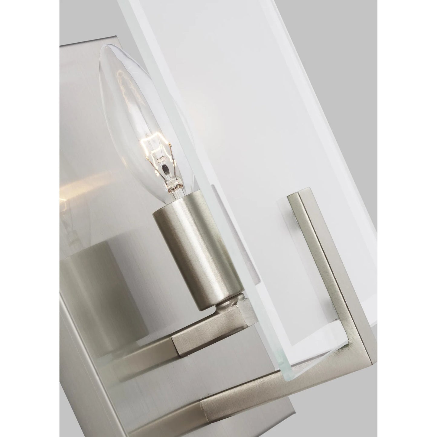 014 SI-2226364 | Closeup | Syll One Light Wall / Bath Sconce by Visual Comfort & Co.. Made from steel in a unique style.