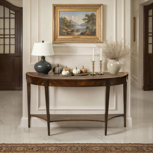 Astor Demilune Console Table by Butler Specialty Company. Made from unique in a traditional style.