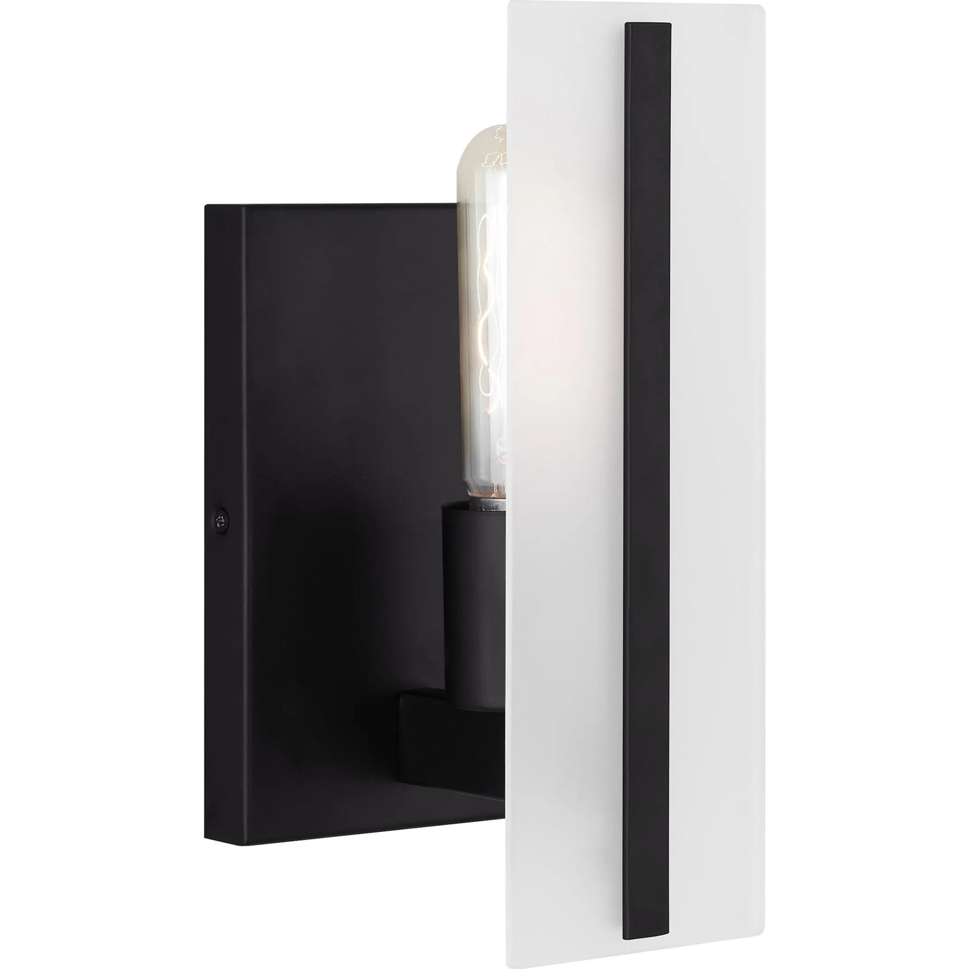 Dex One Light Wall / Bath Sconce by Visual Comfort & Co.. Made from steel in a modern style.