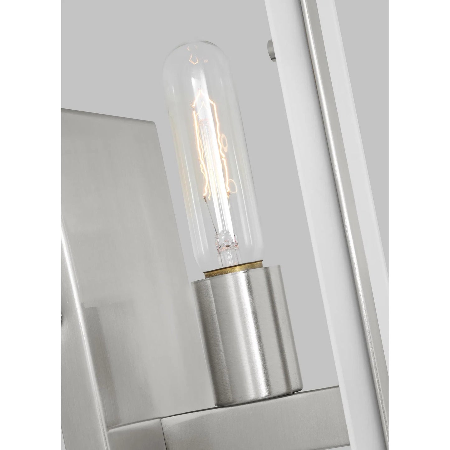 021 SI-2226381 | Closeup | Dex One Light Wall / Bath Sconce by Visual Comfort & Co.. Made from steel in a modern style.