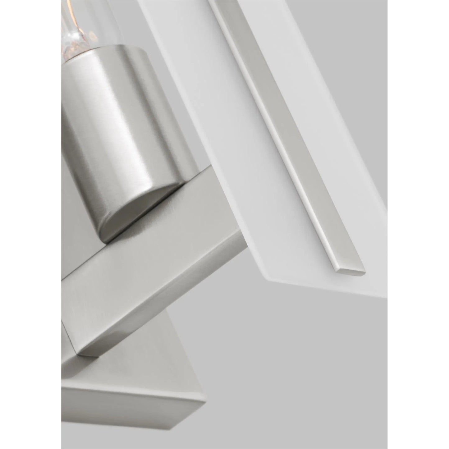 022 SI-2226381 | Closeup | Dex One Light Wall / Bath Sconce by Visual Comfort & Co.. Made from steel in a modern style.
