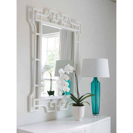 Hyde Rectangular Mirror by Lexington in white. Made from unique in a transitional style.