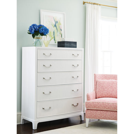Danielle Drawer Chest by Lexington in white. Made from unique in a cottage & farmhouse style.