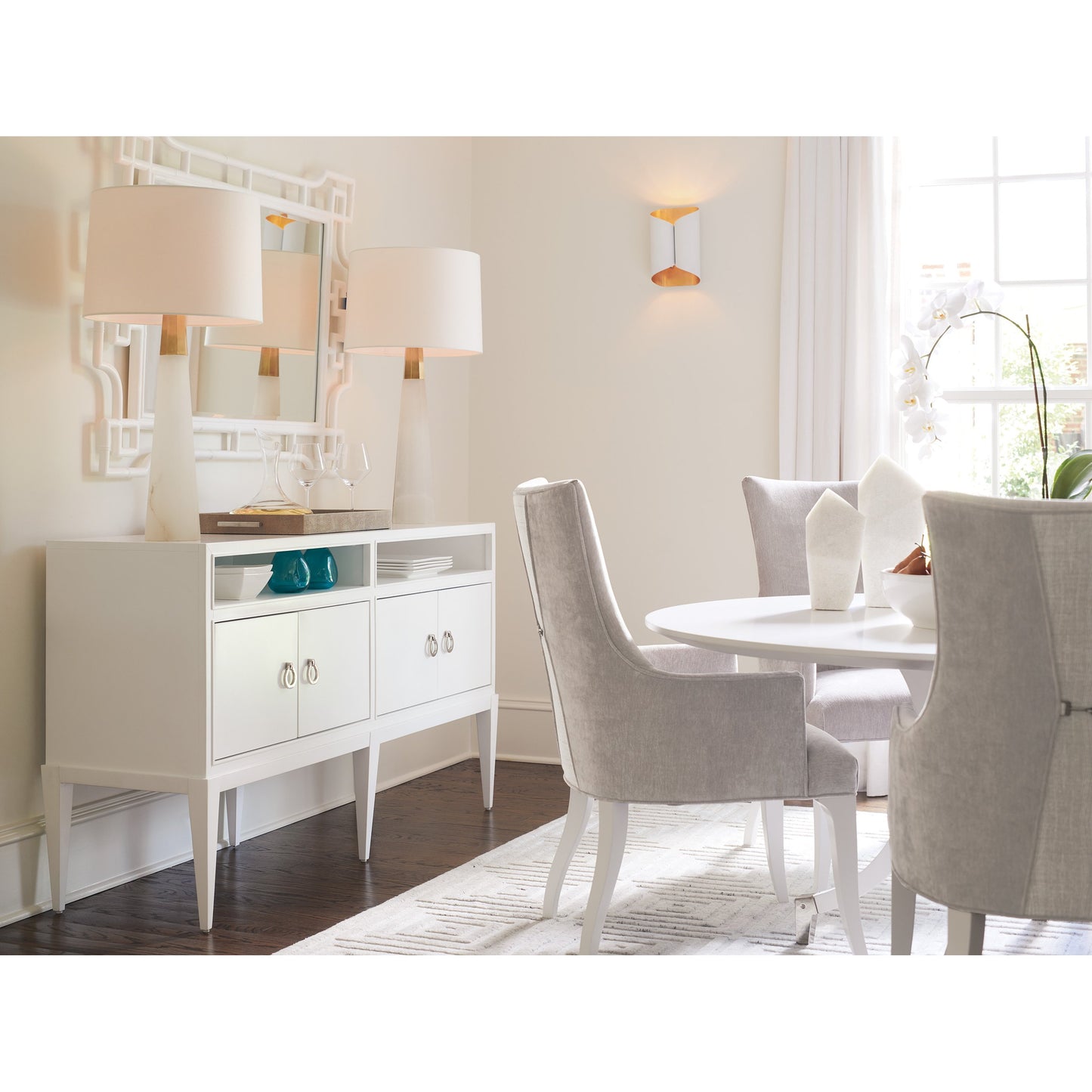 005 SR-835234 | Lifestyle | Cedar Lake Sideboard by Lexington. Made from unique in a transitional style.