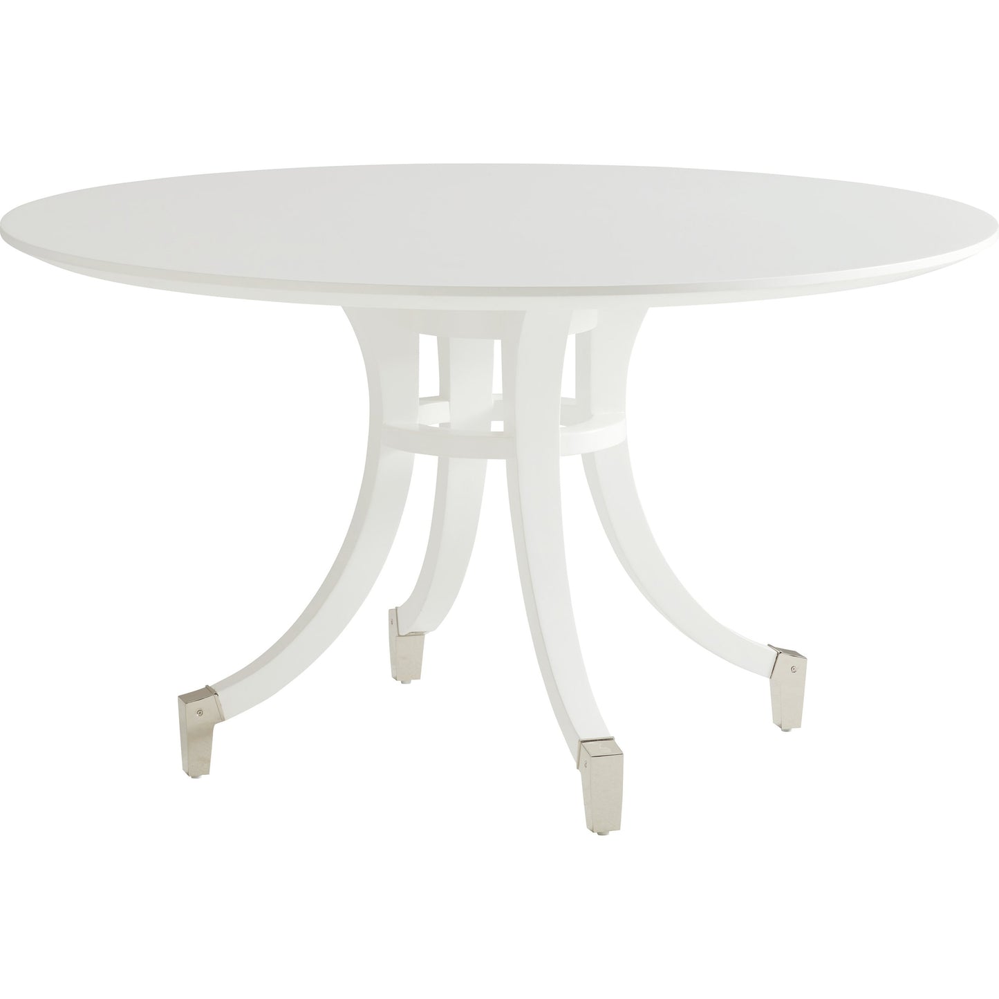 001 SR-835488 | Additional Silo | Lombard Round Dining Table by Lexington in white. Made from unique in a transitional style.