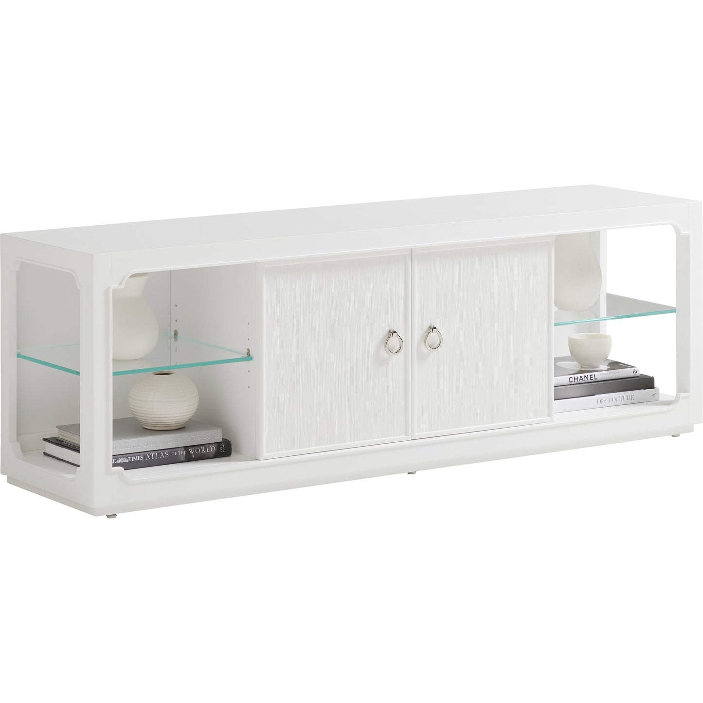001 SR-835410 | Additional Silo | Hamilton Media Console by Lexington in white. Made from unique in a transitional style.