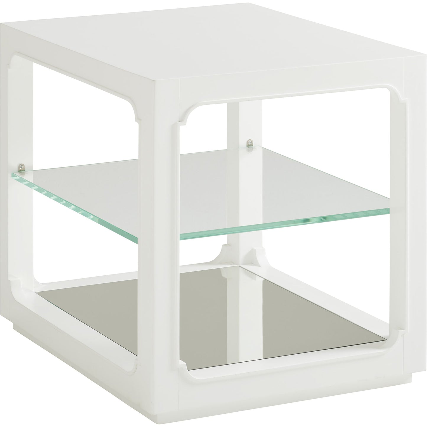 001 SR-835386 | Additional Silo | Glenwood End Table by Lexington in white. Made from unique in a transitional style.