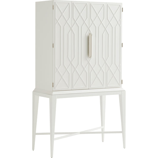 Elmhurst Bar by Lexington in white. Made from unique in a transitional style.