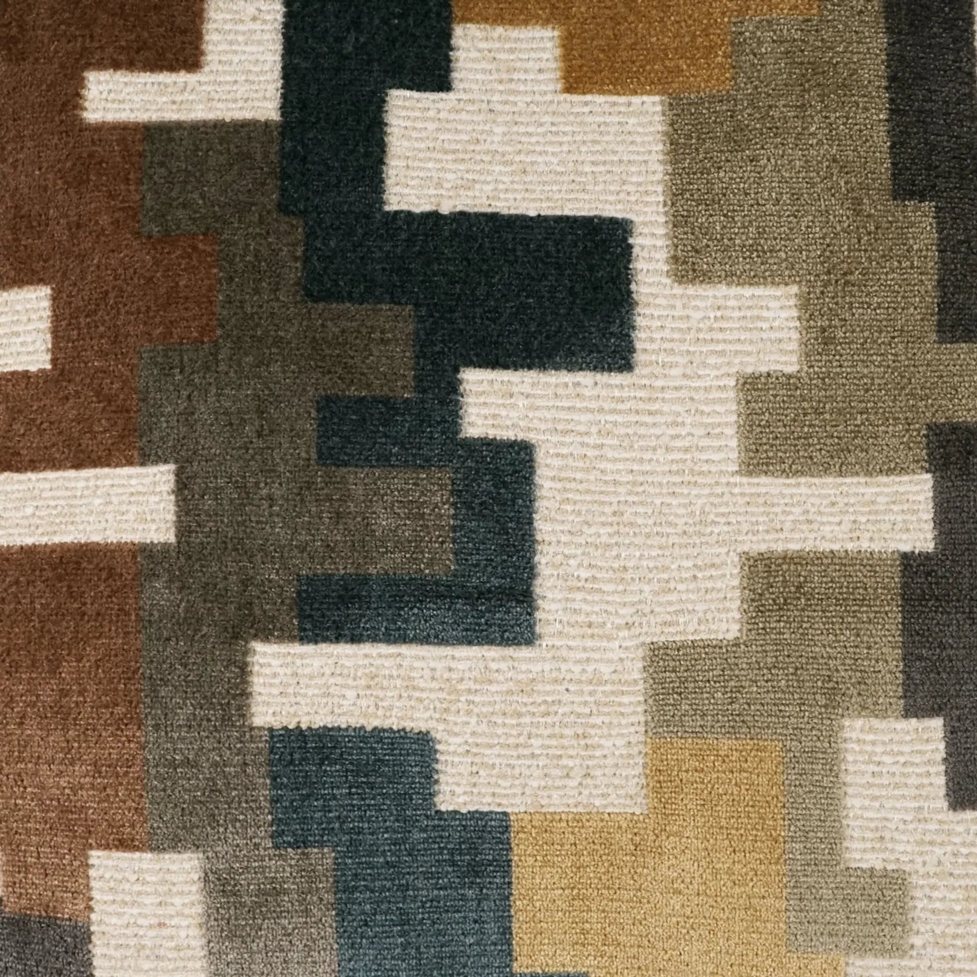 Connect Pillow by DV Kap Home in brown, multi. Made from 60% polyester, 36% viscose, 4% cotton in a unique style.