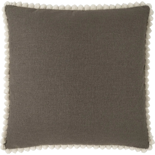 Pom Chic Pillow by DV Kap Home. Made from 44% viscose, 35% polyester, 21% linen in a transitional style.