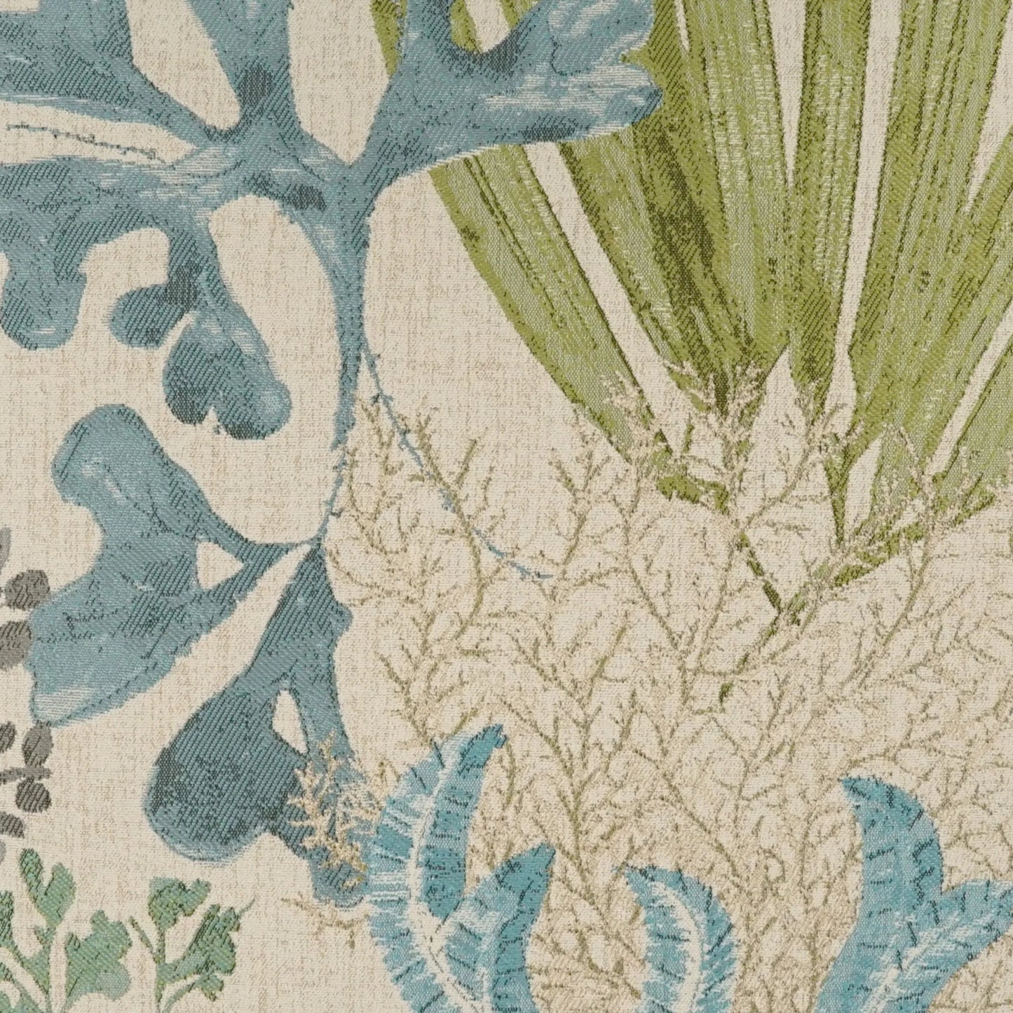 001 SI-2514642 | Closeup | Wakame Pillow by DV Kap Home in turquoise, teal. Made from 100% polyester in a coastal style.