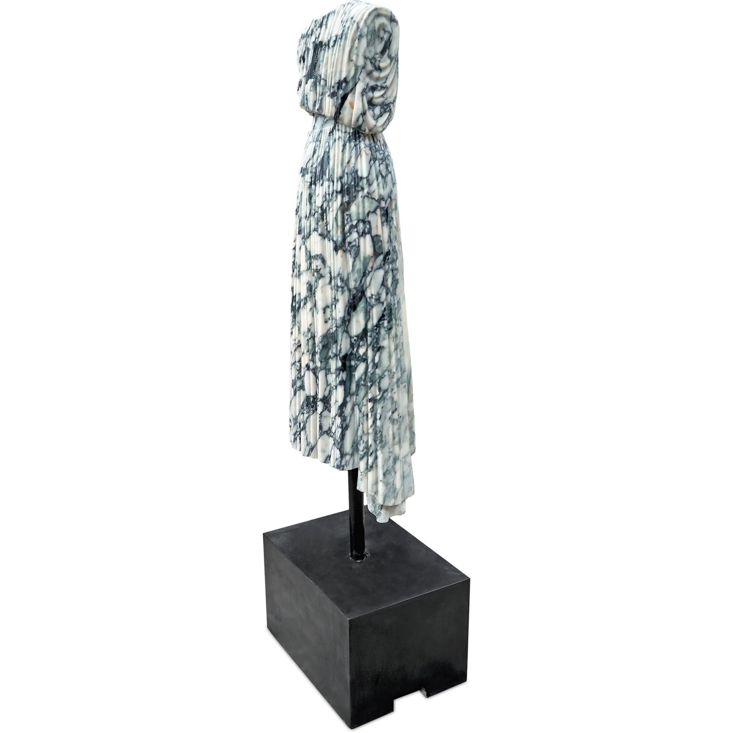 005 SI-2191775 | Additional Silo | Madame's Cocktail Dress by Currey and Company in natural. Made from marble, metal in a modern style.