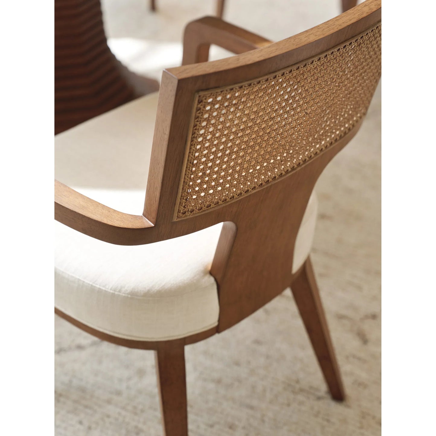 003 SI-2371253 | Closeup | Serrano Woven Arm Chair by Lexington. Made from unique in a transitional style.