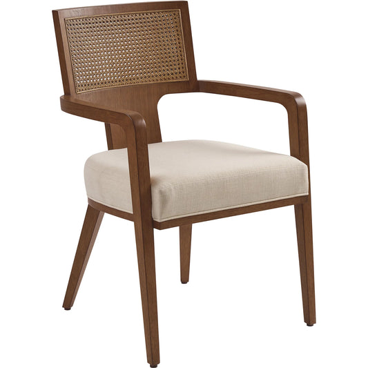 Serrano Woven Arm Chair by Lexington. Made from unique in a transitional style.