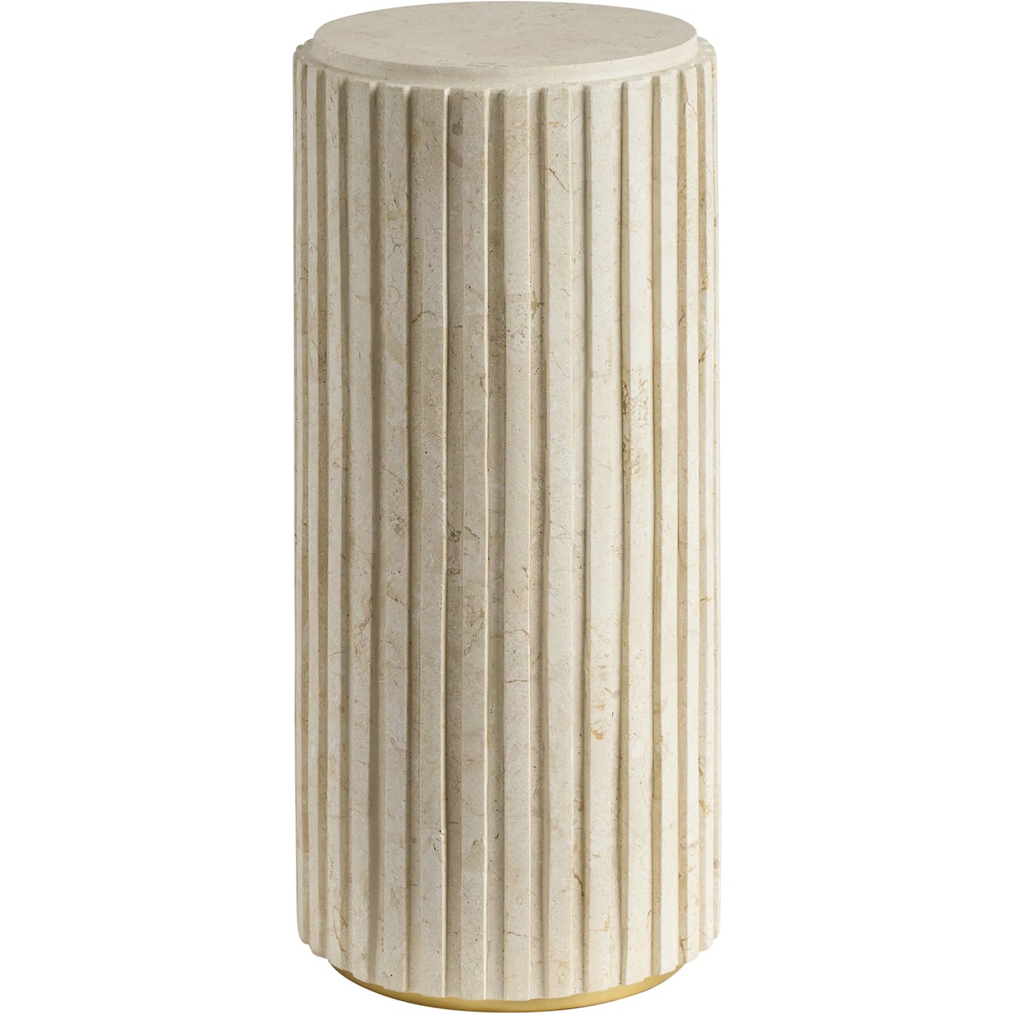 001 SI-2371264 | Primary Silo | Culver Chairside Table by Lexington. Made from limestone in a transitional style.