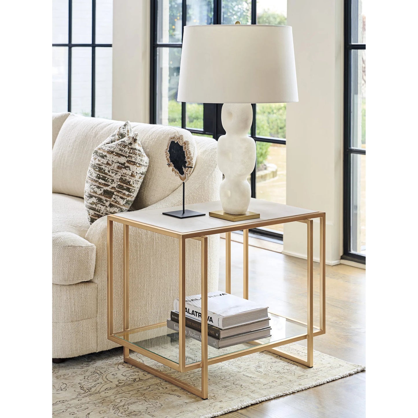 004 SI-2371267 | Lifestyle | Pinnacle End Table by Lexington. Made from unique in a modern style.