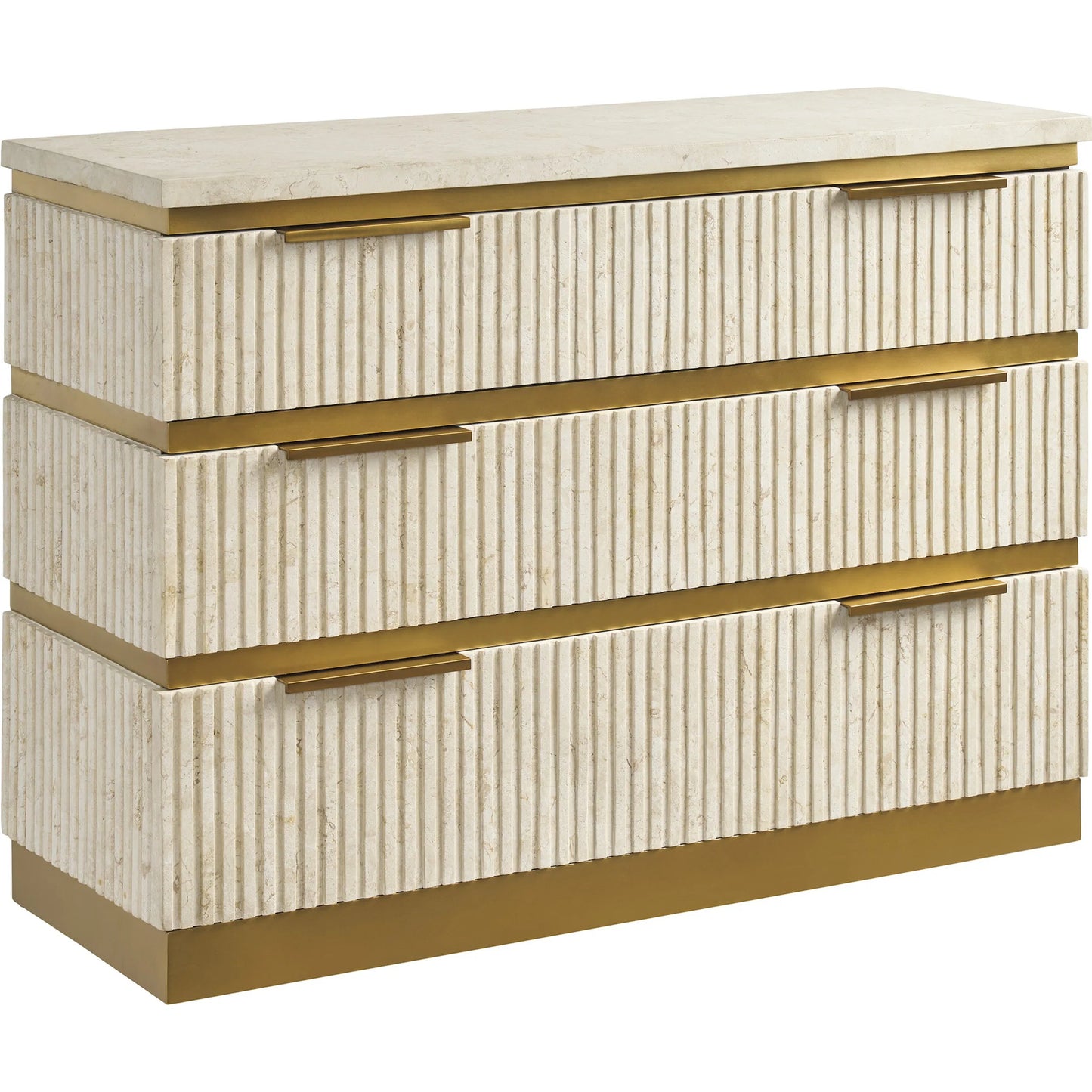 001 SI-2371269 | Primary Silo | Montage Stone Hall Chest by Lexington. Made from limestone in a modern style.