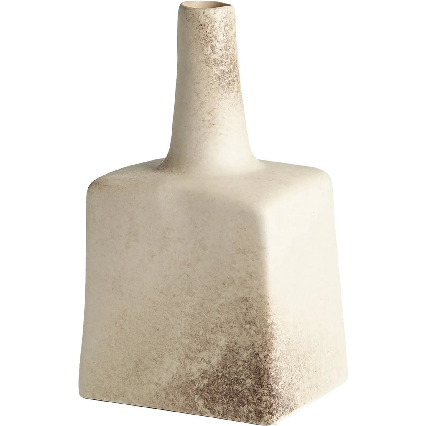 003 SR-828016 | Primary Silo | Tall Stack Bottle by Global Views in reactive ivory. Made from earthenware in a eclectic & global style.