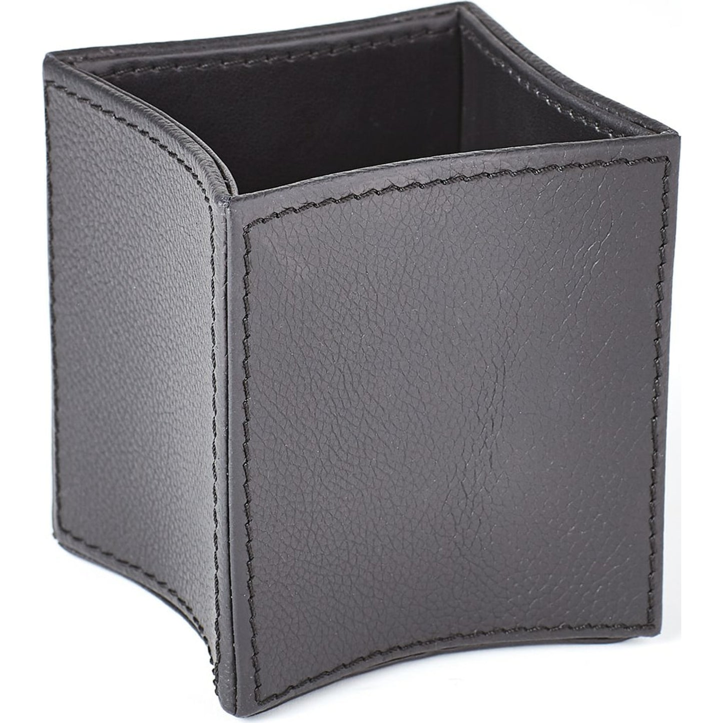 001 SR-891969 | Additional Silo | Folded Pencil Cup by Global Views. Made from leather in a modern style.
