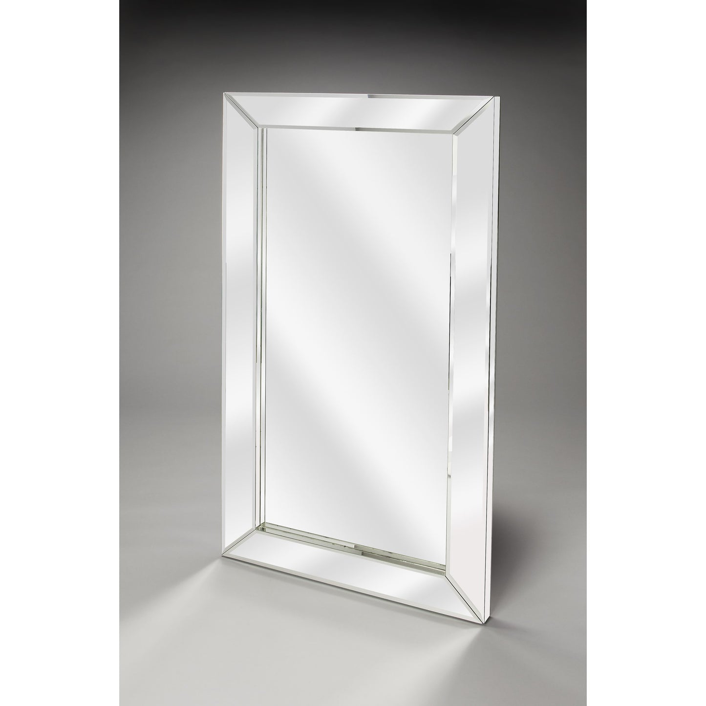 002 O-BUTLER-4214146 | Additional Silo | Emerson Mirrored Wall Mirror by Butler Specialty Company in clear and mirror. Made from mirrored glass, mdf in a modern style.