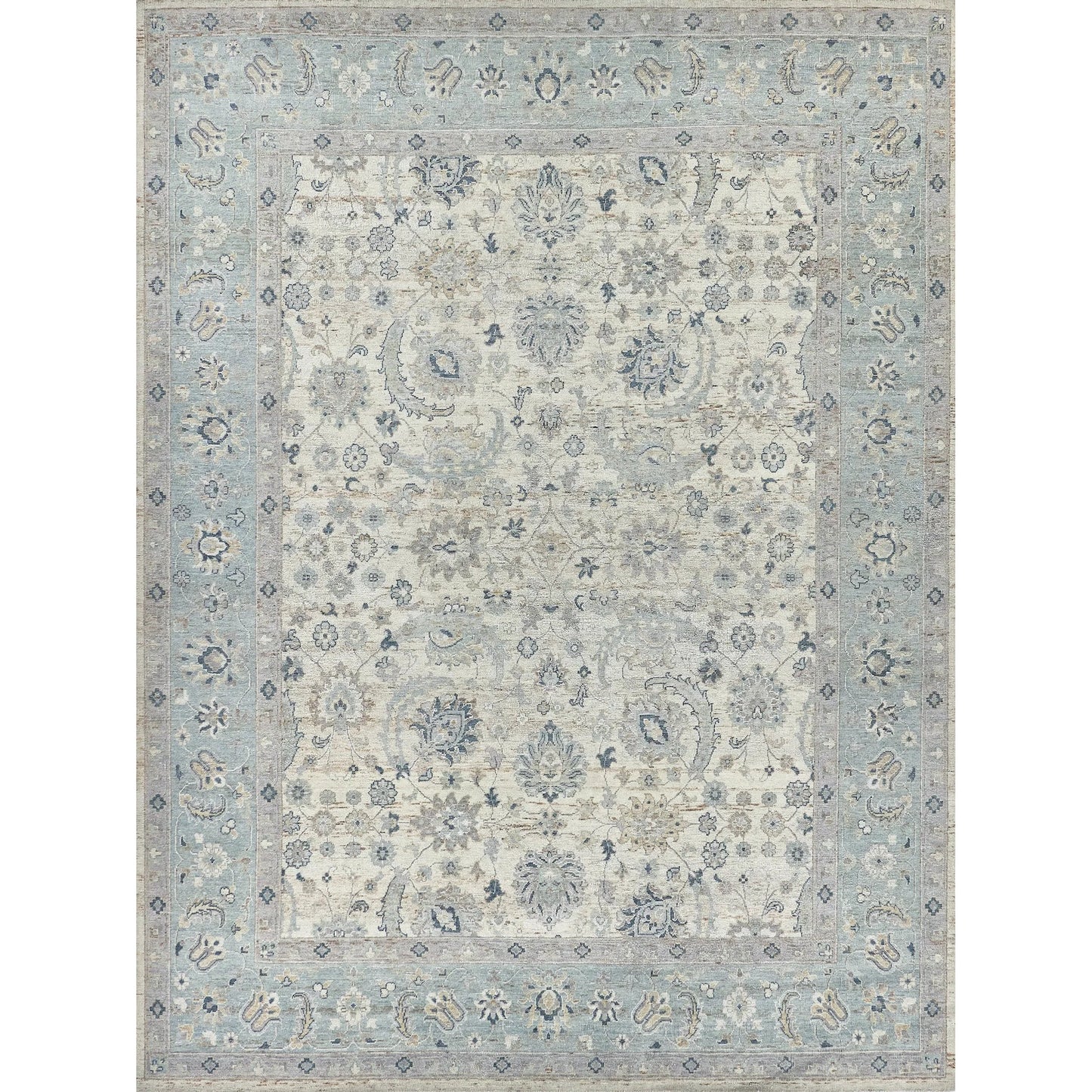 001 SI-2384082,SI-2384083 | Primary Silo | Harper 4231 Rug by Exquisite Rugs in ivory, light blue. Made from new zealand wool in a unique style.