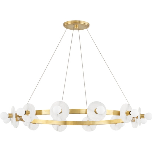 001 SR-914550 | Primary Silo | Austen Chandelier by Hudson Valley. Made from brass in a modern style.