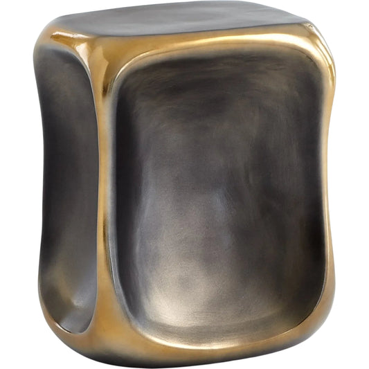 Formation Accent Table by Global Views in black, gold. Made from ceramic in a eclectic & global style.