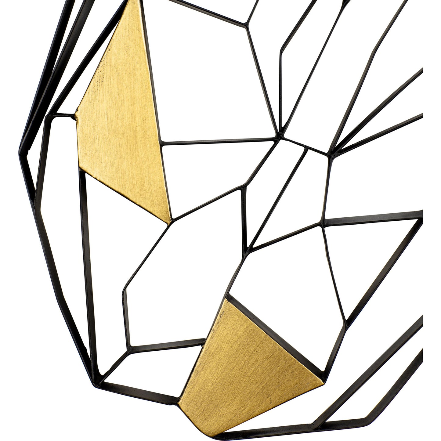 004 SI-1991403 | Additional Silo | Geometric Animal Kingdom Horse Wall Art by Varaluz in matte black/antique gold leaf. Made from unique in a modern style.